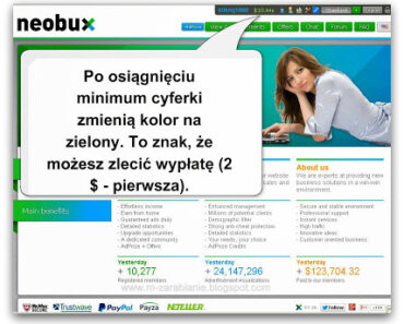 Jak wypłacić pieniądze z Neobux? — instrukcja, poradnik, opis