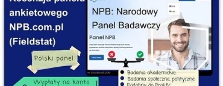 Narodowy Panel Badawczy (NPB) to polski Prolific | Opinie